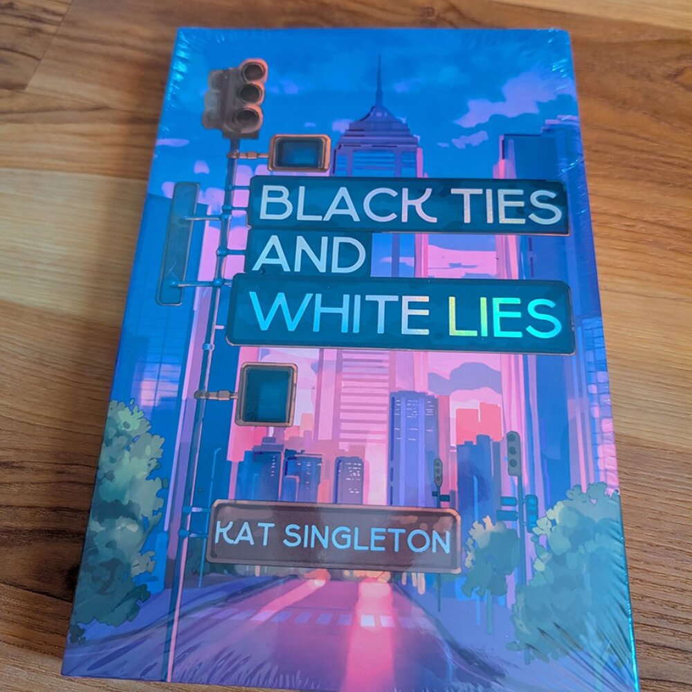 The Bookish Box special edition of Black Ties and White Lies by Kat Singleton